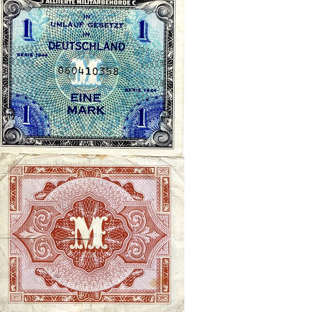 Germany 1 Marks Pick Number: 192a F Banknote