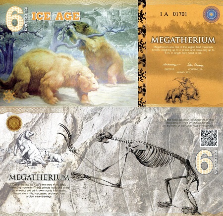 Ice Age Ice Dollars fun notes