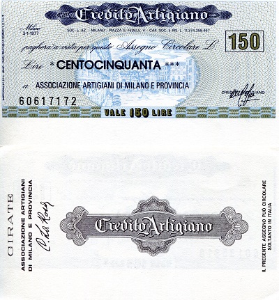 Italy (Emergency Issue) Lire banknotes