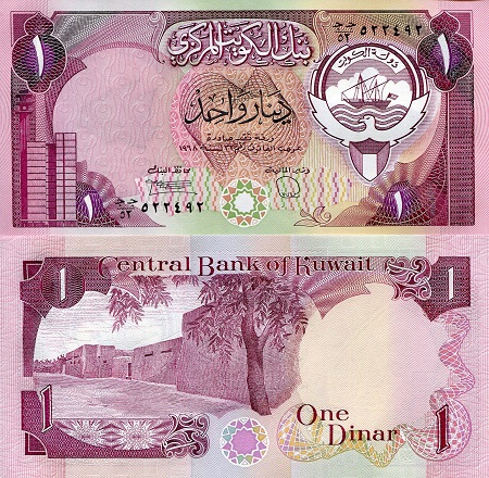 Kuwait Dinars banknotes