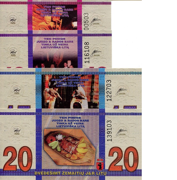 Lithuania Litu and Talons fun notes