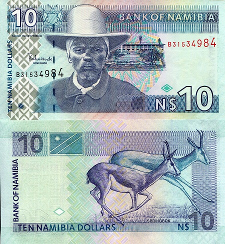 Namibia Dollar banknotes
