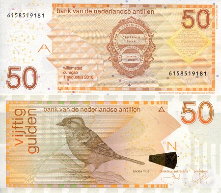 Netherlands Antilles Guilders banknotes