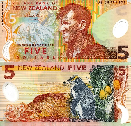 New Zealand Dollars banknotes