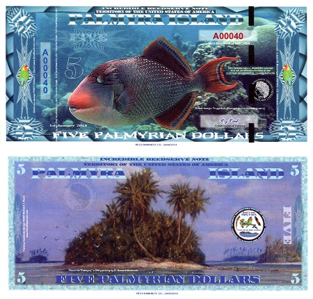 Palmyra Palmyrian Dollars fun notes