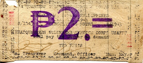 Samar Pesos banknotes