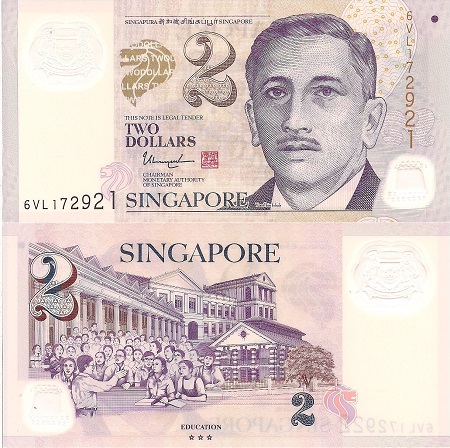 Singapore Dollars banknotes