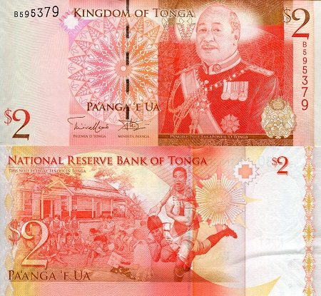 Tonga Pa'anga banknotes