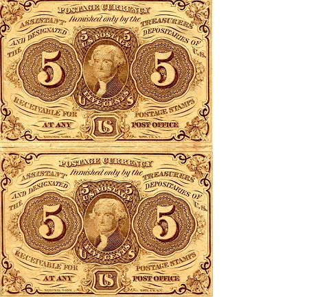 USA - Fractional Currency Dollars banknotes