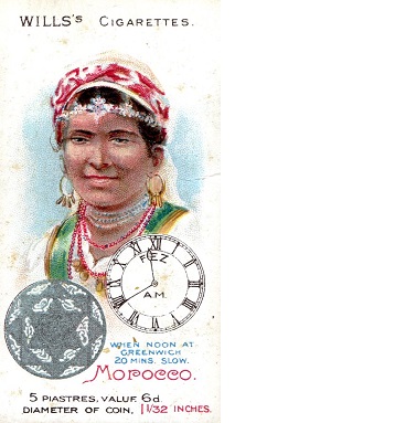 Morocco Wills Cigarette Card Good to Fair