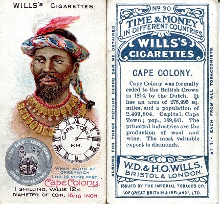 South Africa Wills Cigarette Card Good (minor corner issue)