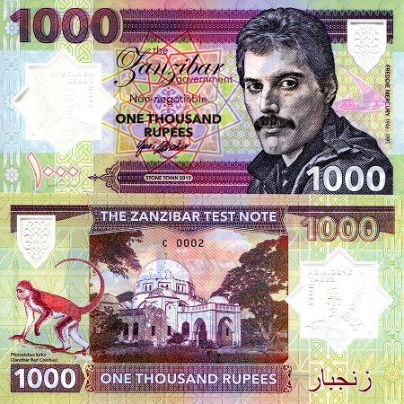 Zanzibar Rupees fun notes